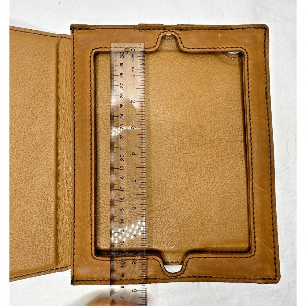 Saddleback Leather Tablet ipad ebook Case 8x10 Chestnut Brown Distressed Durable